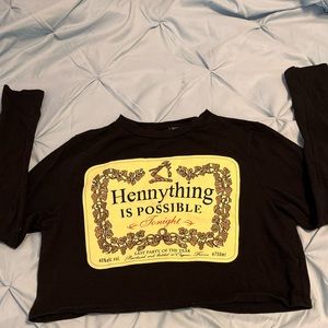 Henny Thing Is Possible Crop Shirt